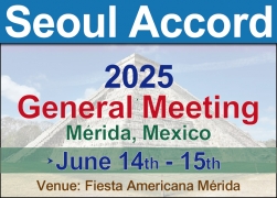 Seoul Accord-Seoul Accord General Meeting 2025 registration is now open